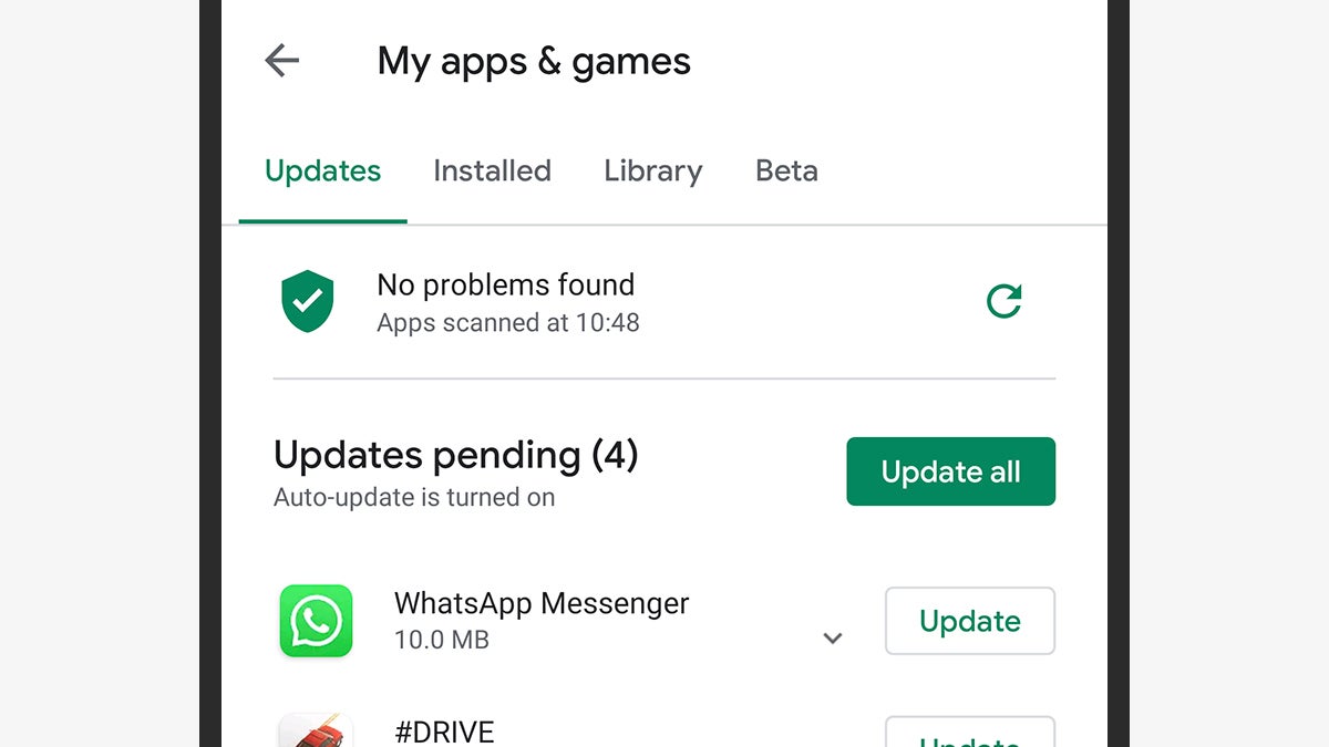 Keeping your software up to date is a must, as always