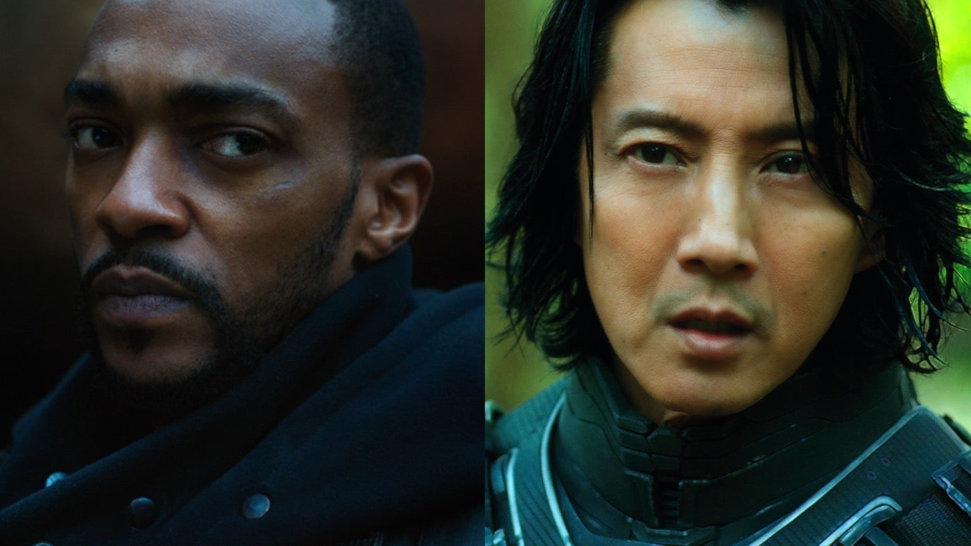 From left: Mackie and Will Yun Lee’s Takeshi Kovacs. 