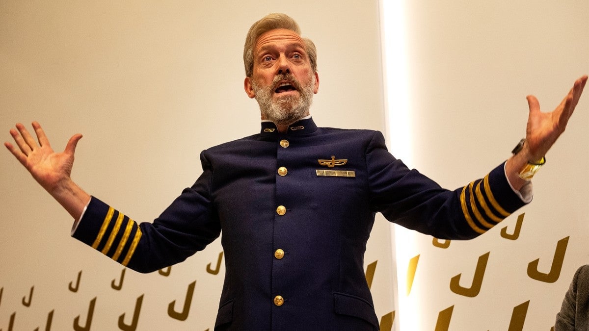 This season, we learned that Captain Ryan Clark (Hugh Laurie) is secretly British, secretly balding, and secretly not a captain.