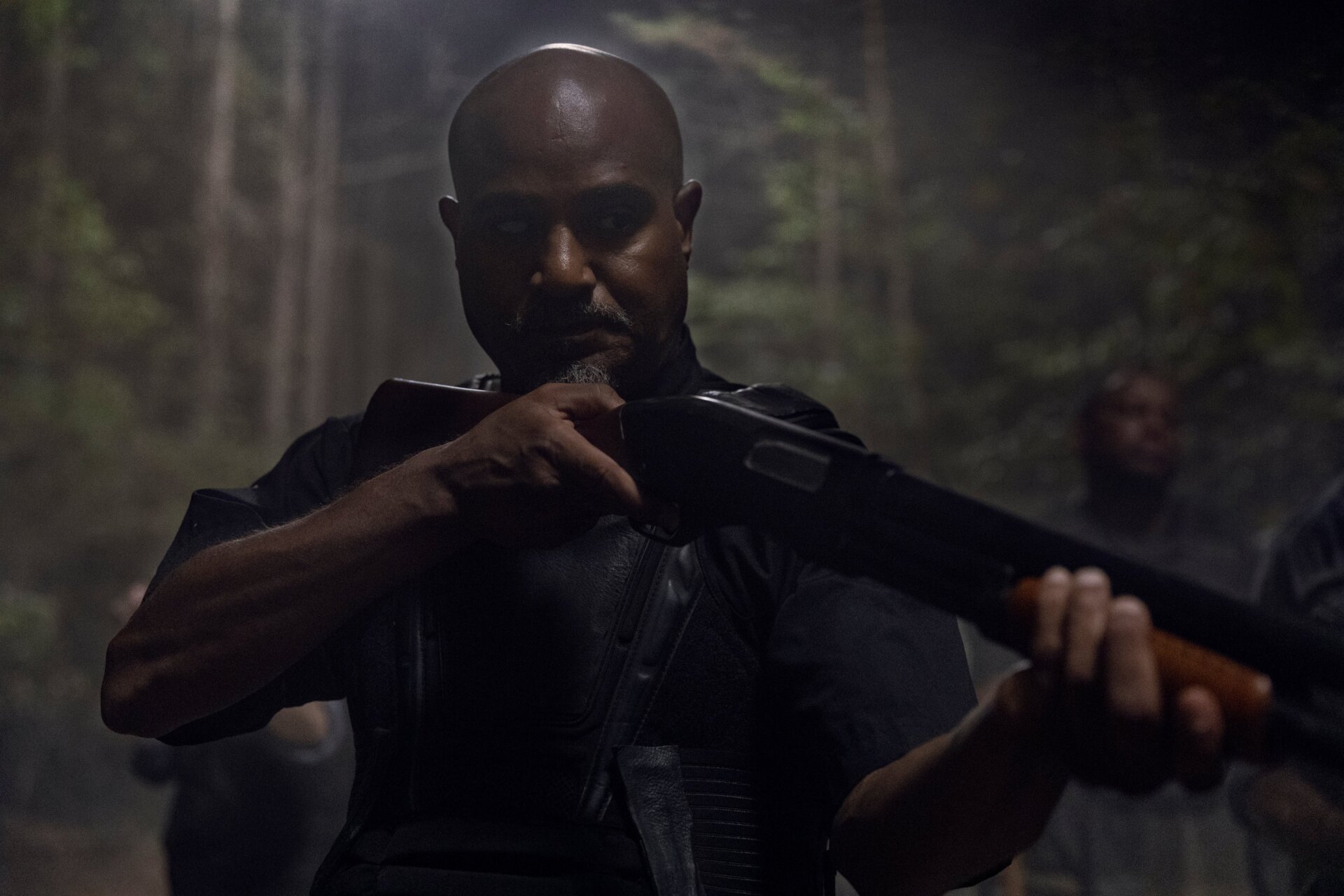 Father Gabriel (Seth Gilliam) is here to forgive sinners and kill people, and he’s all out of forgiveness.