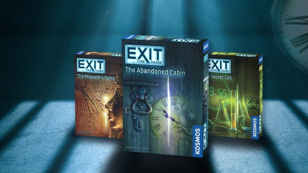 Some of the games in the Exit the Game series. 