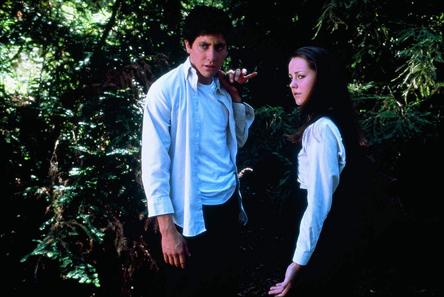 Jake Gyllenhaal and Jena Malone as wee young things in Donnie Darko.