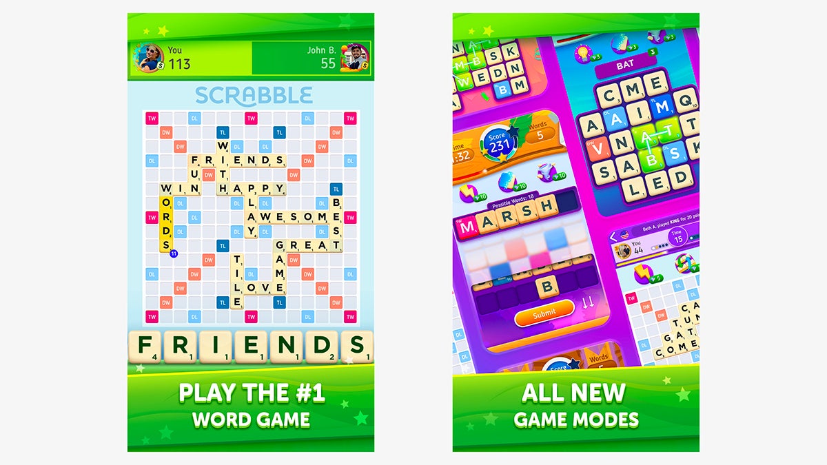 Screenshot: Scrabble