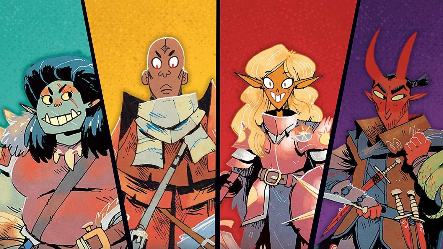 The different characters you can play as in Dungeon Mayhem.