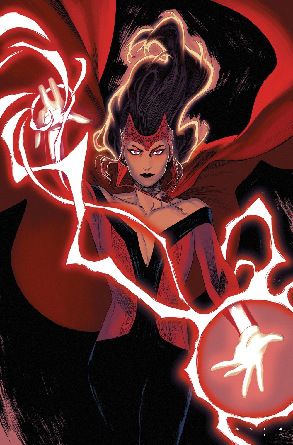 The cover of Scarlet Witch #2.