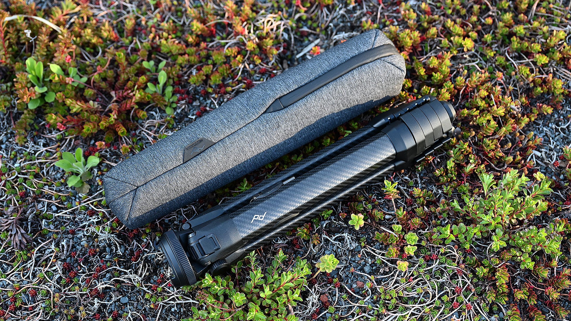 While the included soft case adds a tiny bit of weight, its built-in straps makes it easy to strap the tripod to the outside of a bag for easy carrying. 