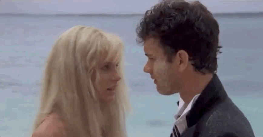 Tom Hanks and Daryl Hannah being beautiful people.