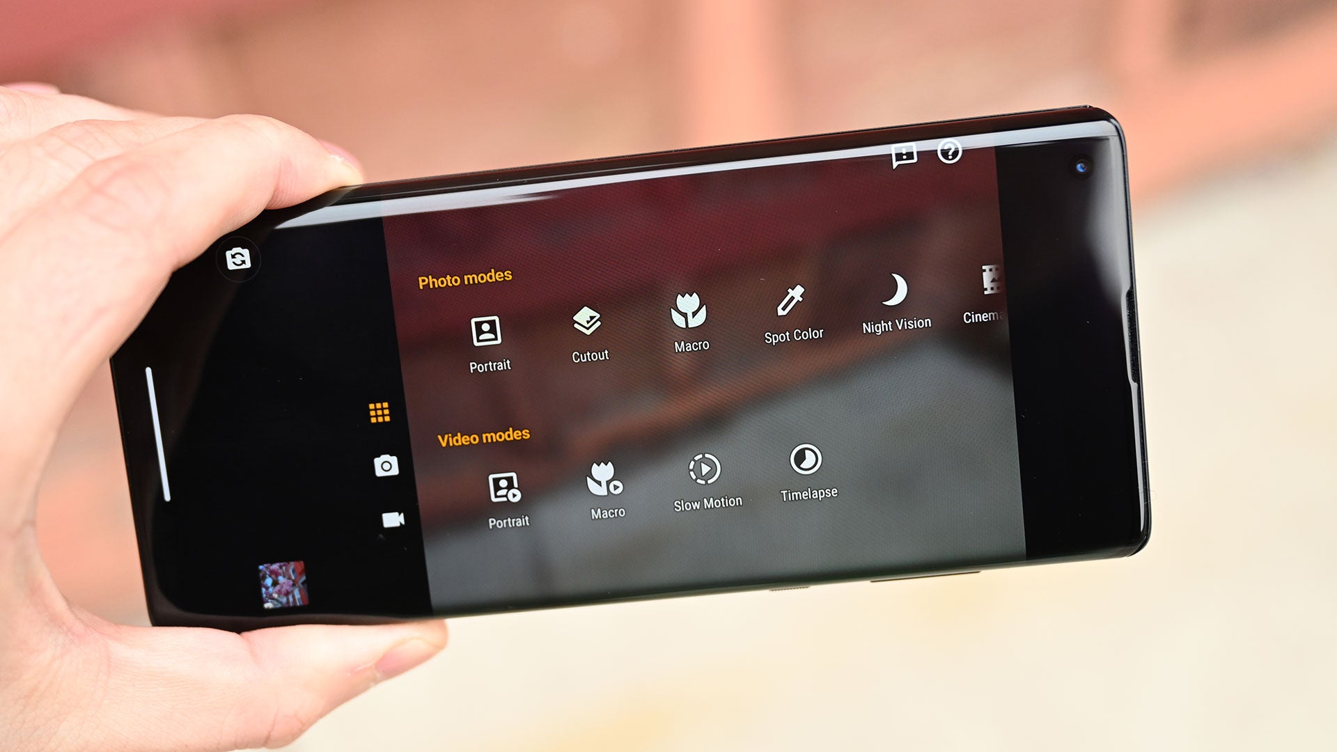 The Edge+’s extra photo modes like sport color are fun, but not real selling points. 