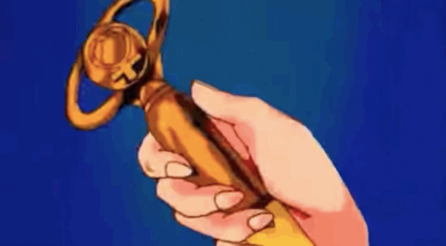 Sailor Venus doing her thing.