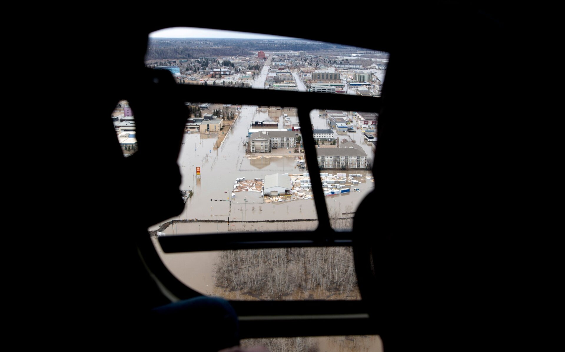 Flooding in Fort McMurray earlier this week.