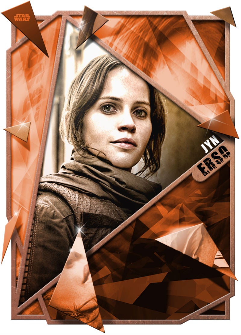 This Rogue One Fractured card is an example of the design work that goes into all the cards.