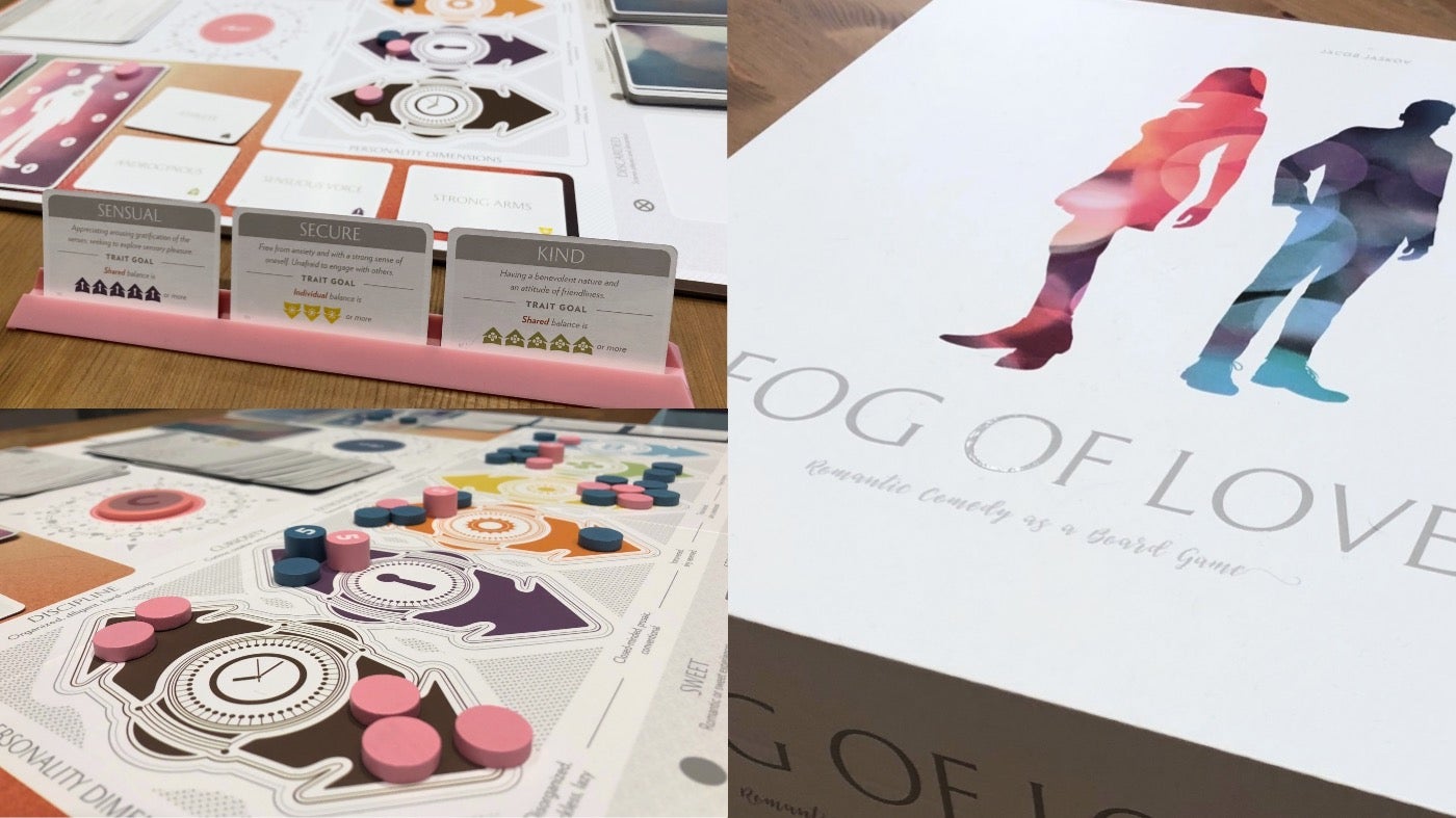A look at Fog of Love, a relationship board game from Hush Hush Projects.