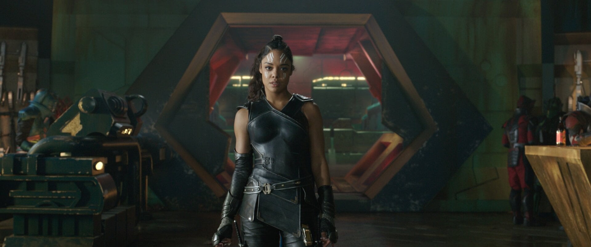 Thompson as Valkyrie in Thor: Ragnarok.