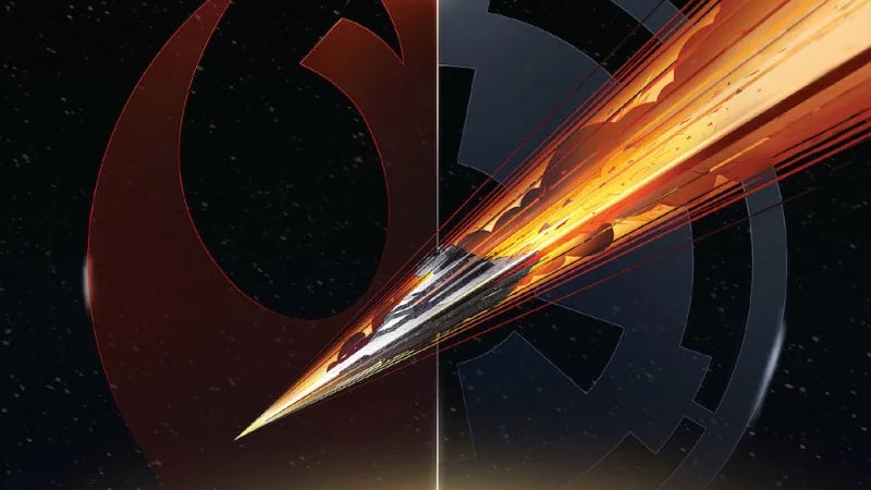 A Star Destroyer falls to Jakku on Lost Stars’ cover.
