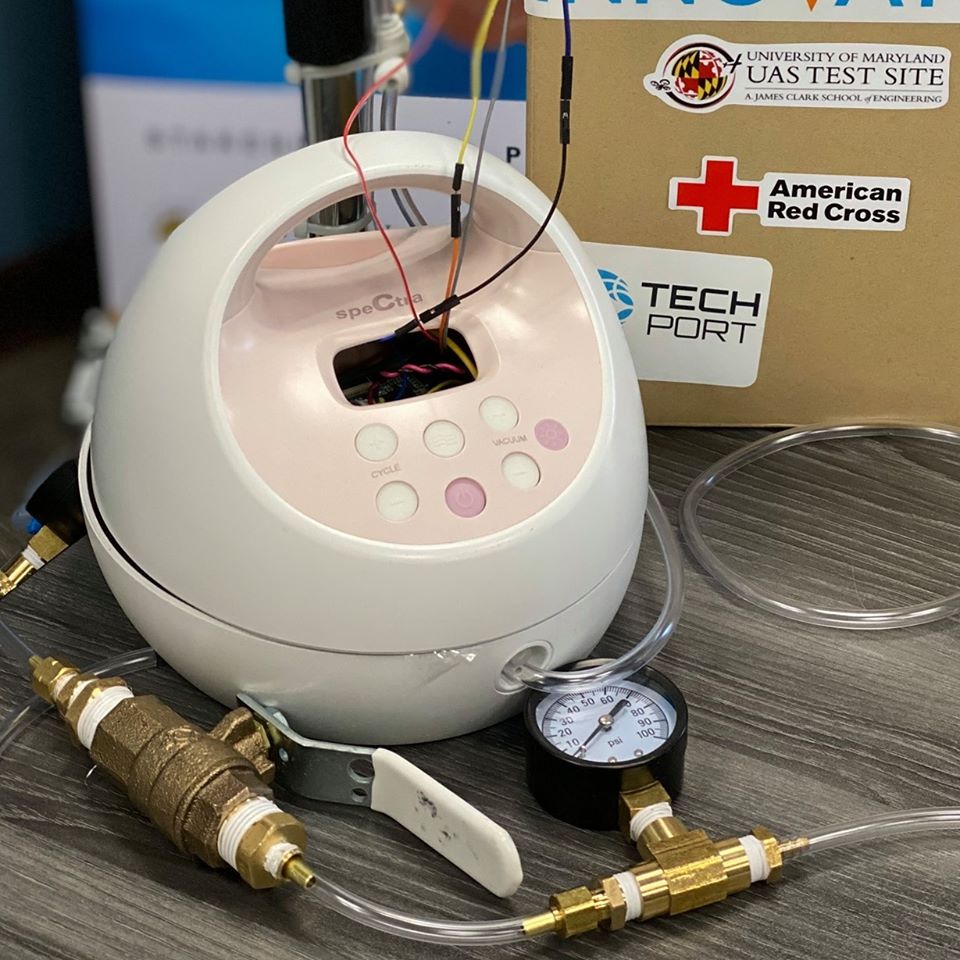 Photo: Rapidly Deployable Breast Pump Ventilator to Combat Coronavirus