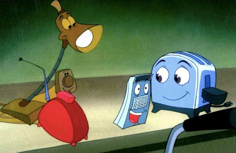 A bunch of appliances having a chat.