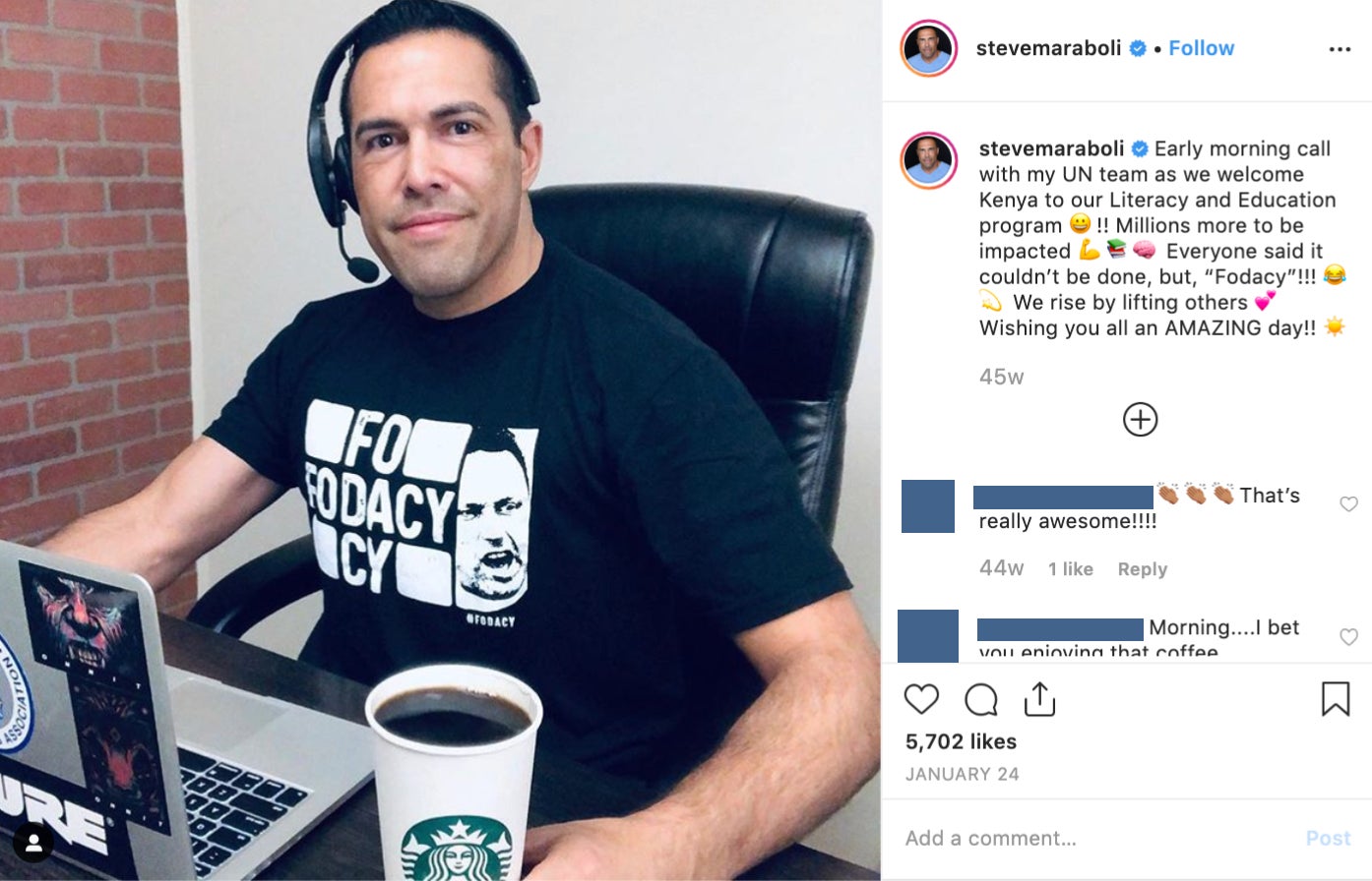 While Maraboli claims to be the director of the UN Program for Literacy and Education, a spokesperson for UN Secretary-General said he could find no records of Maraboli or the Program for Literacy and Education that Maraboli claims to lead. A spokesperson with United Nations Educational, Scientific, and Cultural Organization also doesn’t have records of Maraboli or the program.