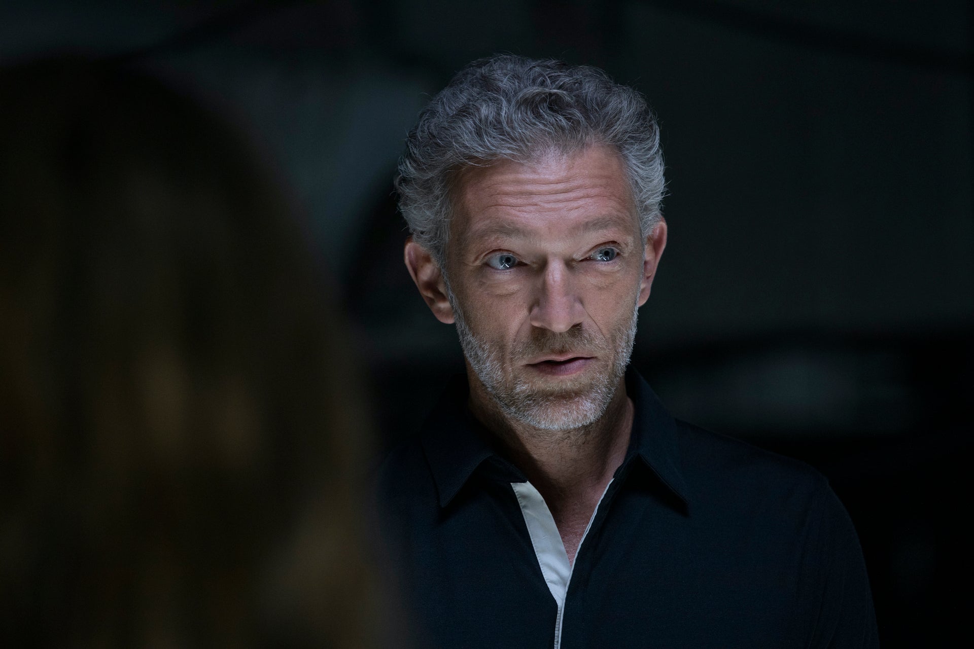 The only Dolores photo HBO released for the episode is above, so here’s another goddamn pic of Serac (Vincent Cassel).
