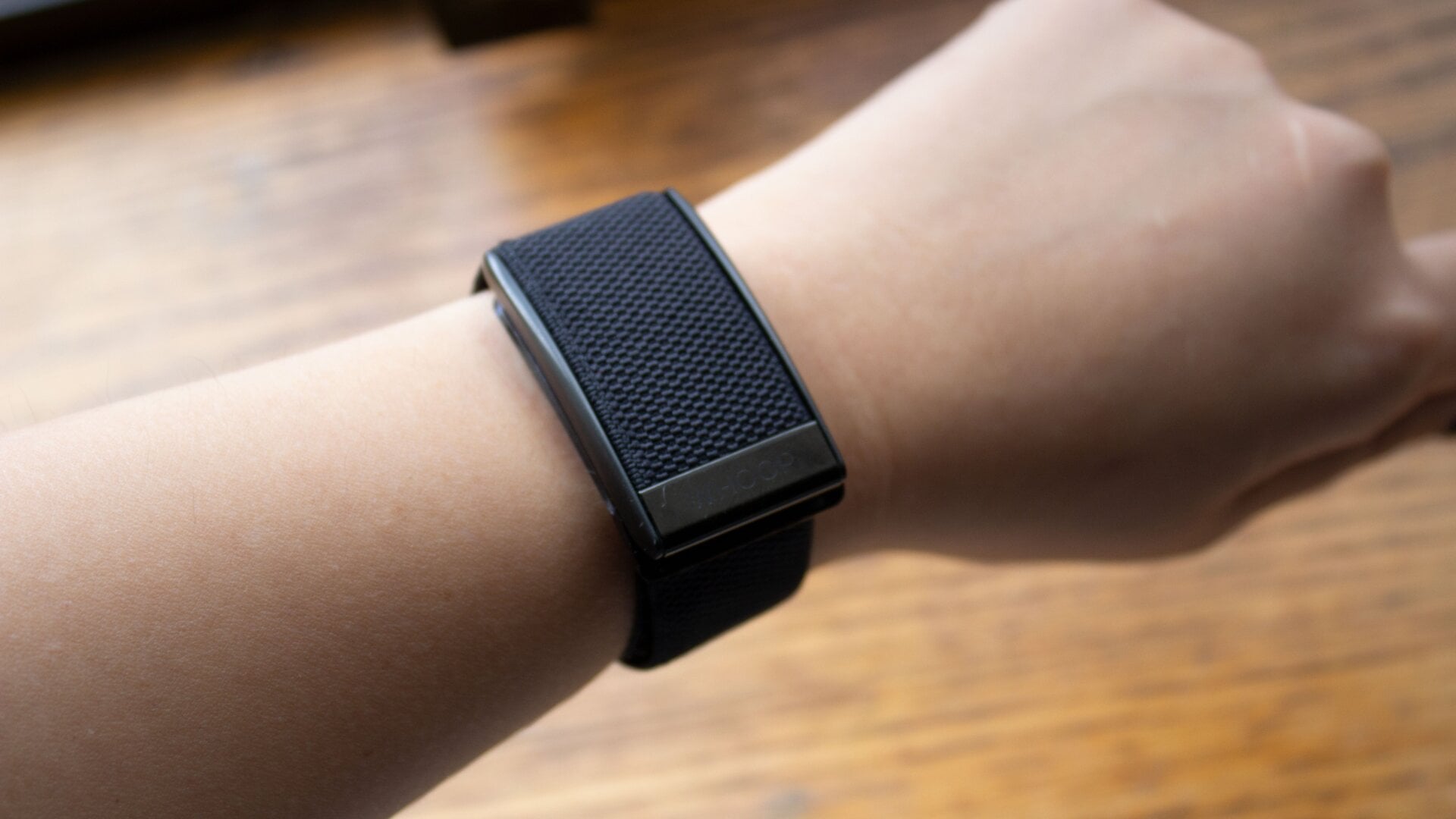 The band is pretty simple and nondescript-looking. It’s comfortable though!