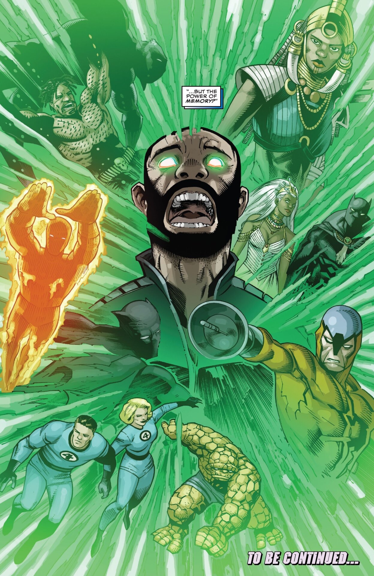 T’Challa regaining some of his memories.