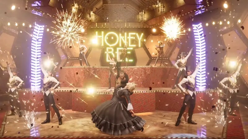 Cloud being wined and dined in disguise at the Honey Bee Inn. Still weird and great, 23 years later.