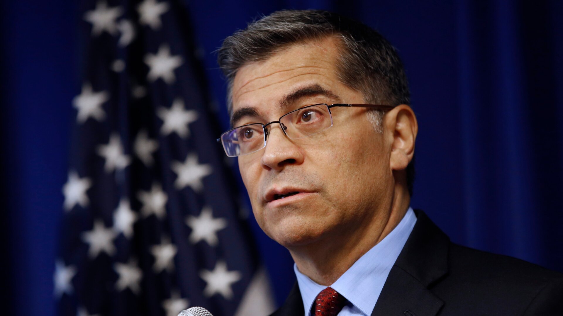 California Attorney General Xavier Becerra.
