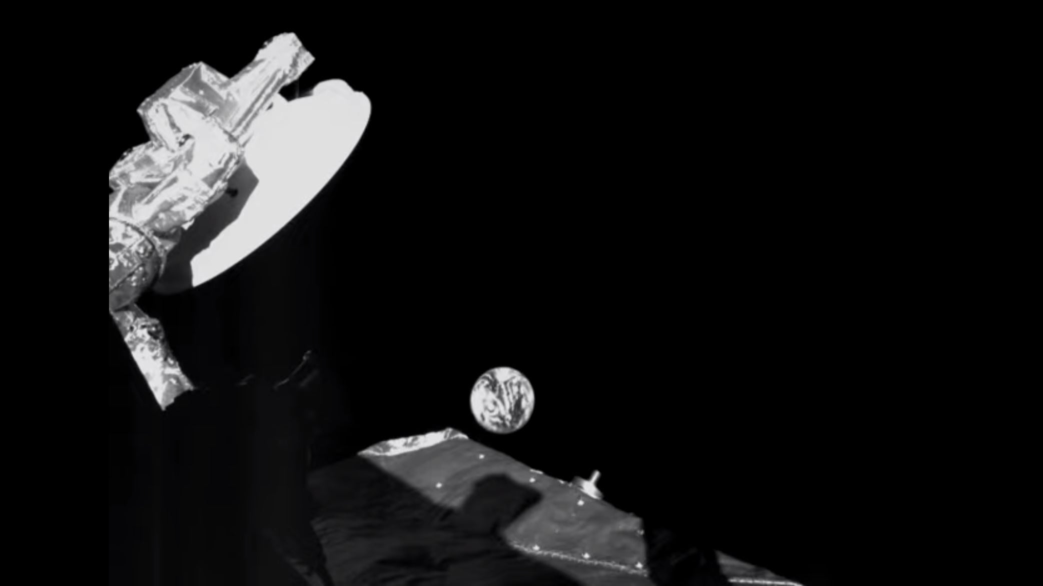 BepiColombo’s view of Earth on Friday, April 10.