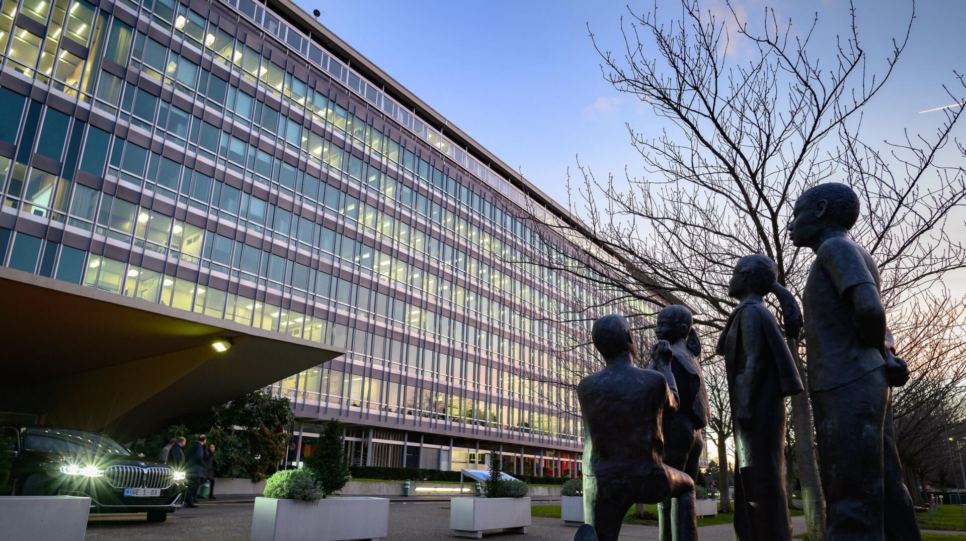 The World Health Organization (WHO) headquarters in Geneva, Switzerland