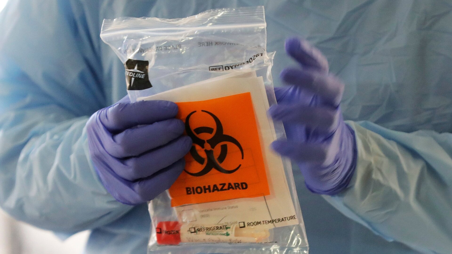 A nurse at a COVID-19 testing center run by the University of Washington Medical Center on March 13, 2020; used here as stock photo.