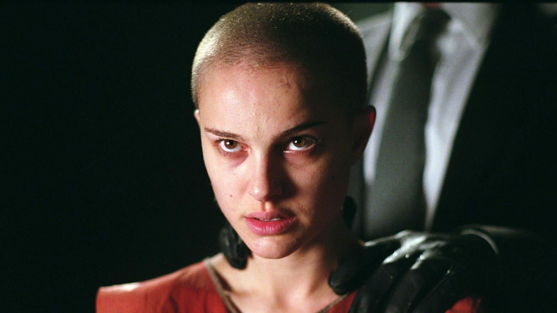 After being tortured by V (Hugo Weaving), Evey (Natalie Portman) is awakened to the horrors of the government.
