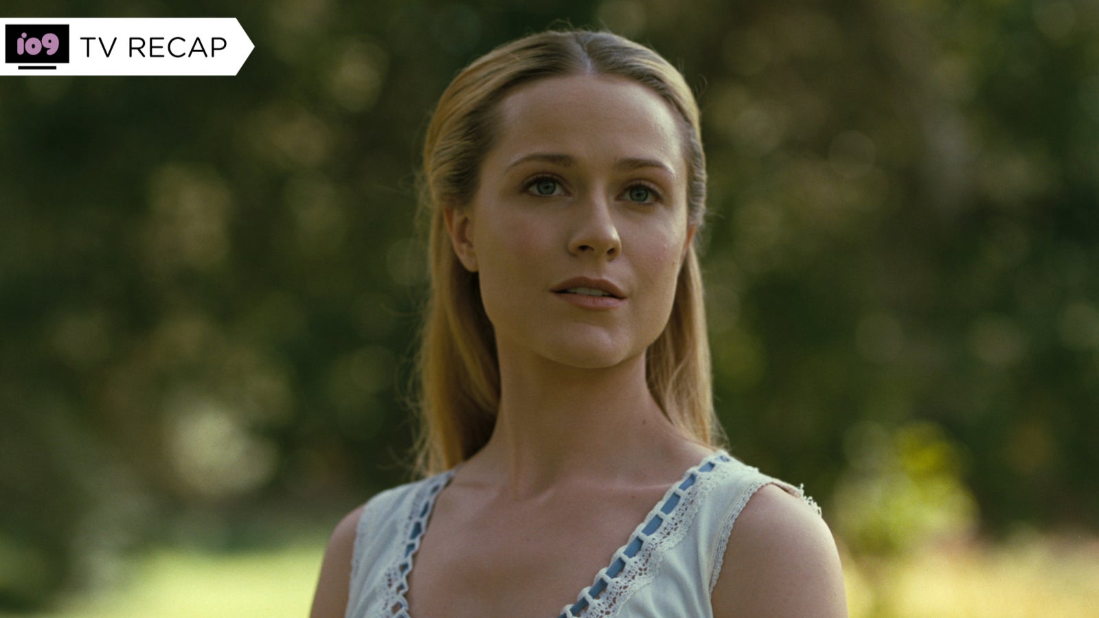 Dolores (Evan Rachel Wood) recalls simpler times.