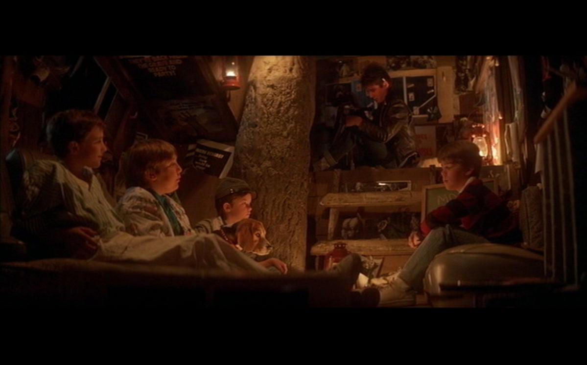 The squad in the treehouse.