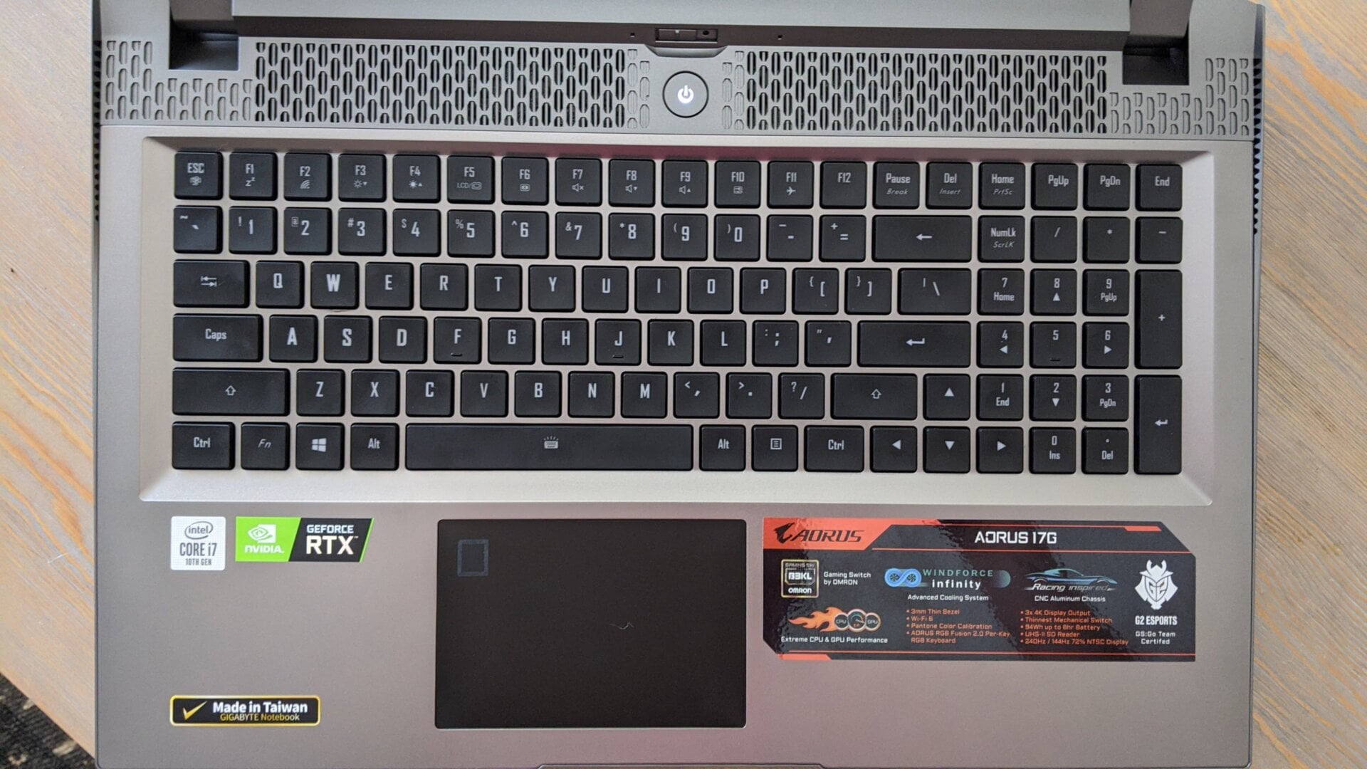 The keys just don’t do it for me. (Notice the webcam placement above the power switch.)