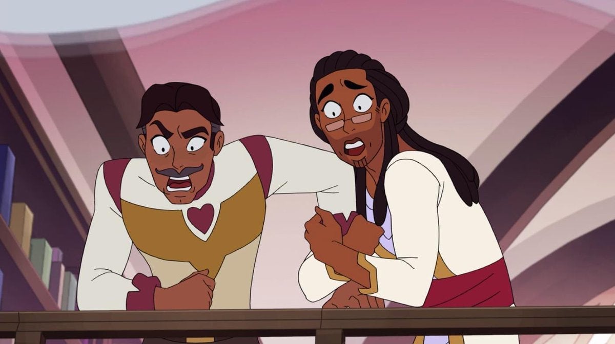 Lance and George being dramatic.