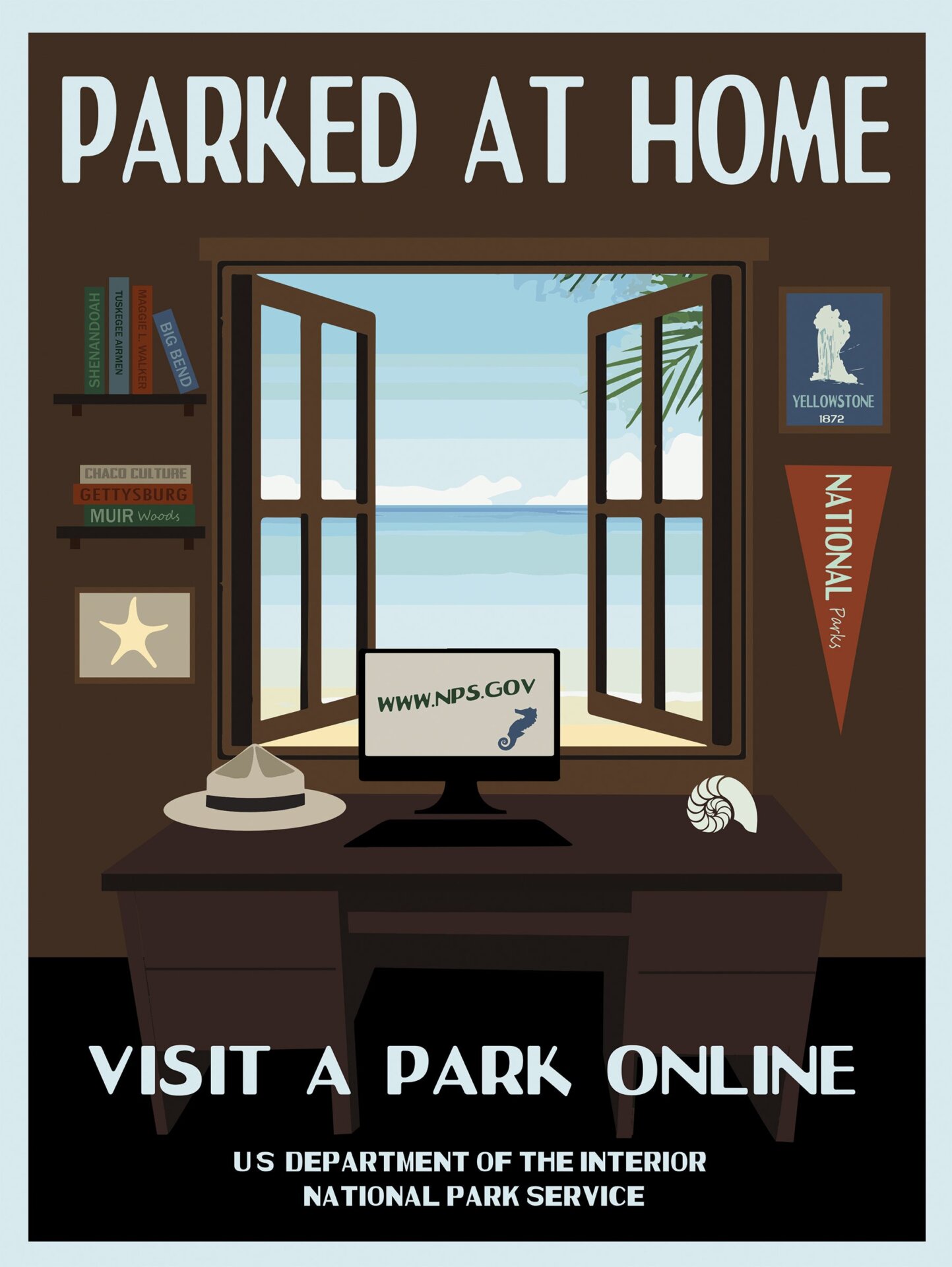 Visit beaches or maritime areas at the NPS website.
