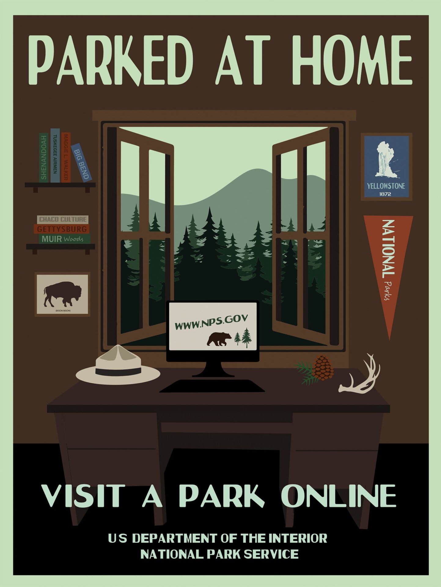 Or go to the forest.