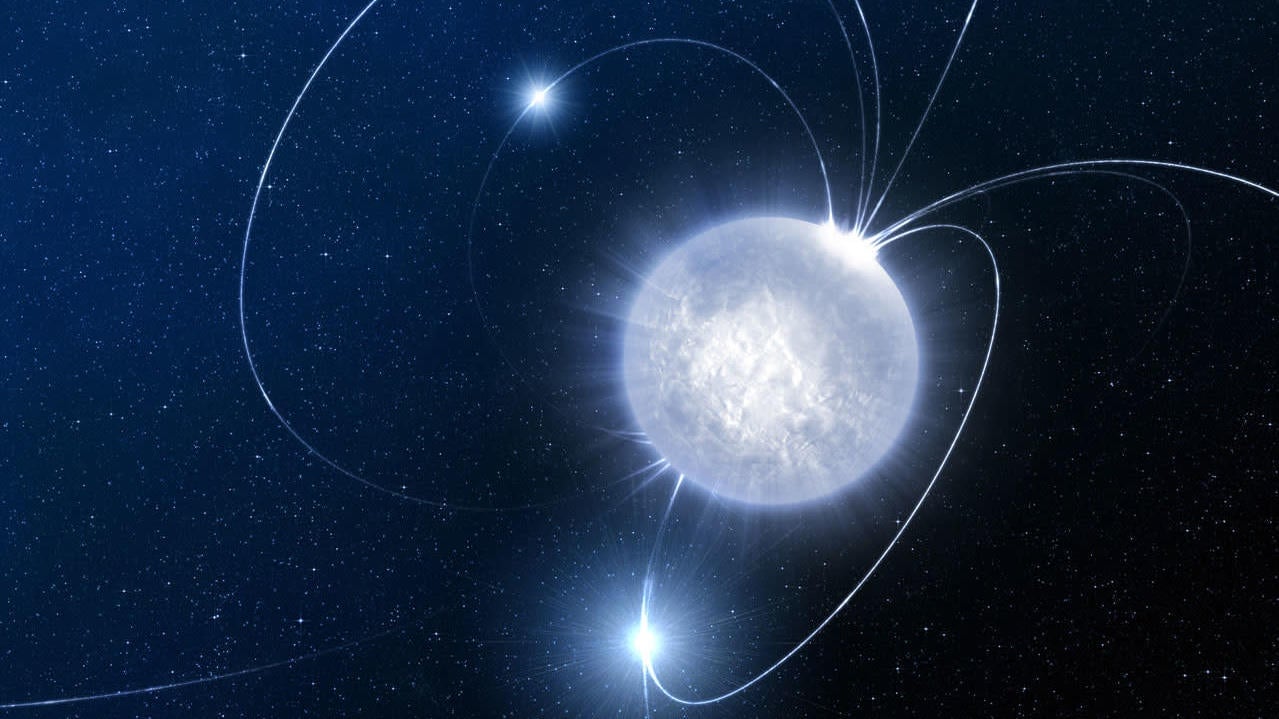 Artist’s impression of a magnetar