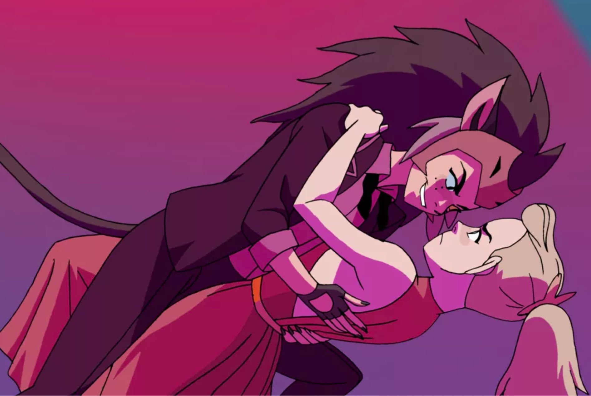 The “Princess Prom” episode was one of the early signs of Adora and Catra’s relationship.