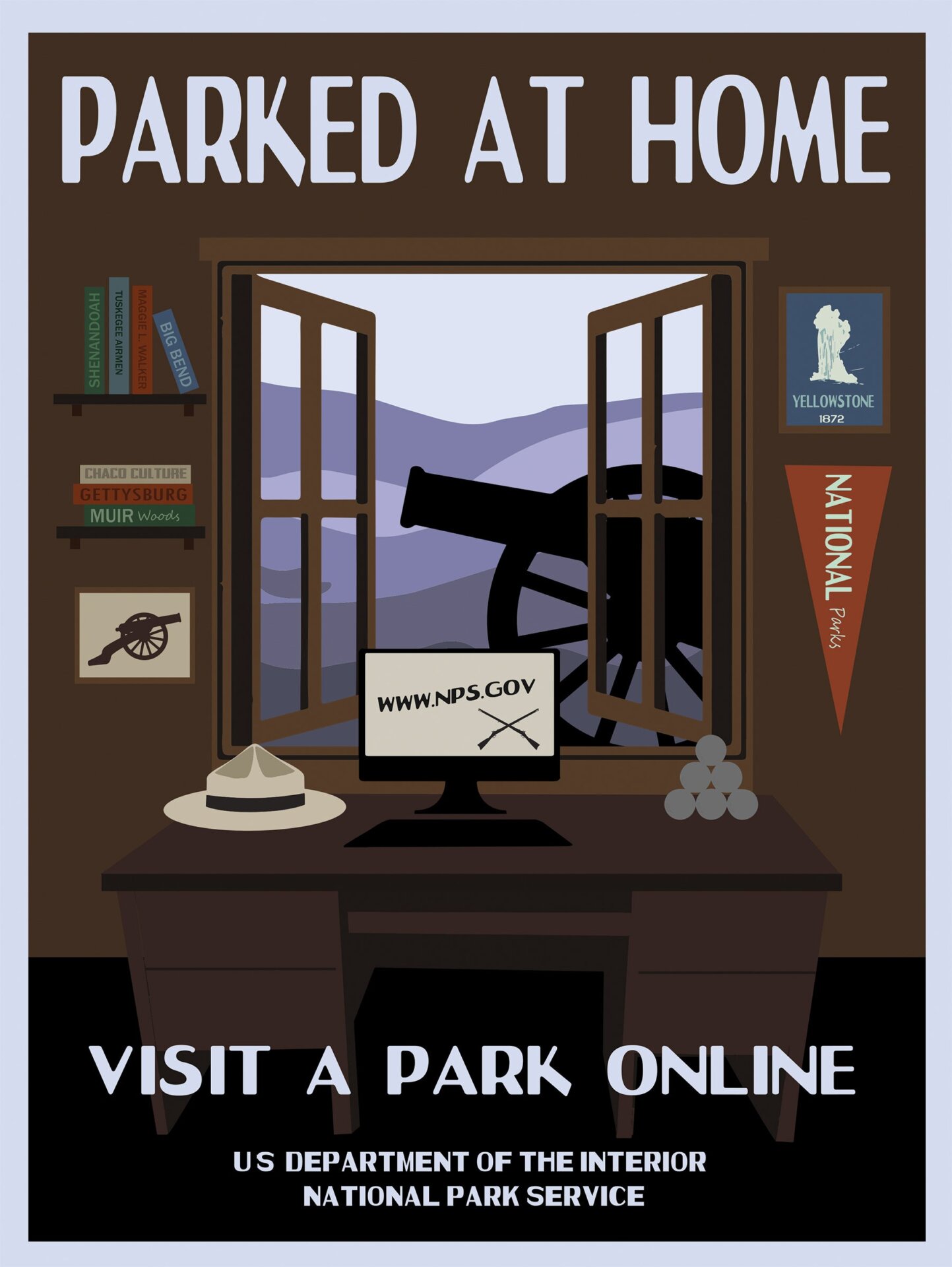 Parks also include battlefields and history.