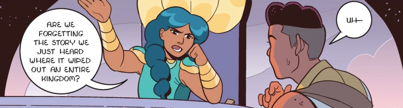 Mermista asking the important questions.