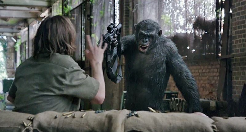 Koba (Toby Kebbell) is no fan of humans.