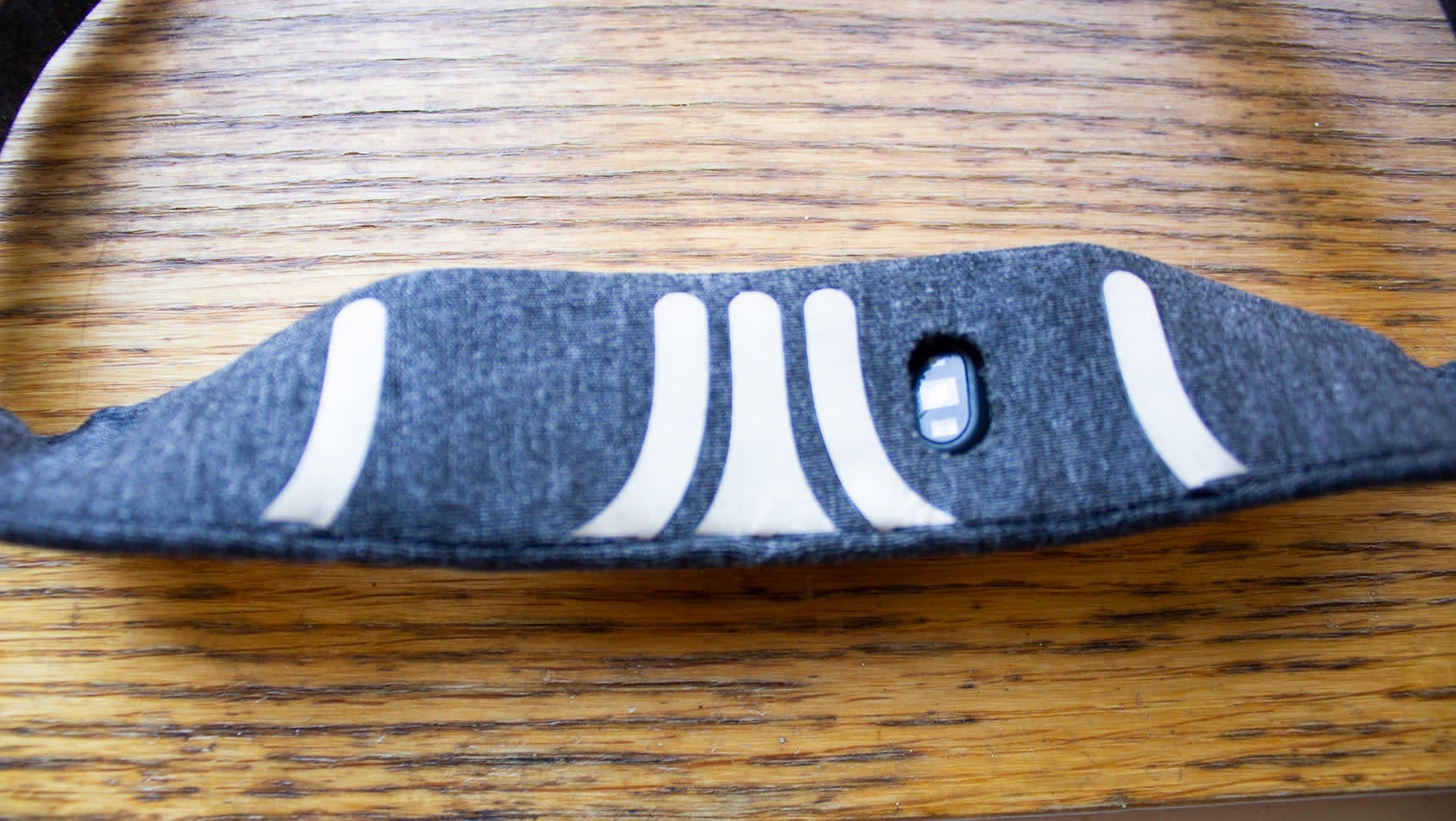 The EEG contacts that go on your forehead and the optical heart rate sensor.