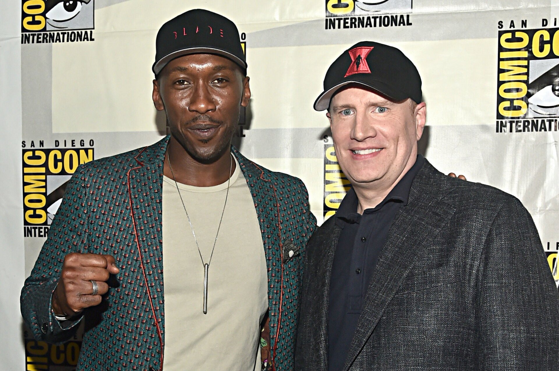 Blade doesn’t have a release date but announcing it at Comic-Con proved its a priority. Here’s the man himself, Mahershala Ali, with Marvel Studios president Kevin Feige.