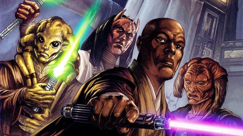 Mace’s Jedi strike team pays the Bounty Hunter’s guild a visit.