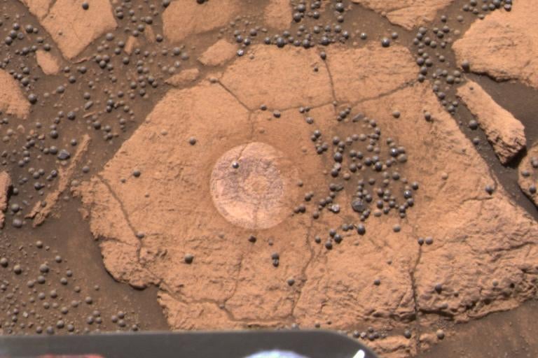The so-called “Berry Bowl” on Mars.