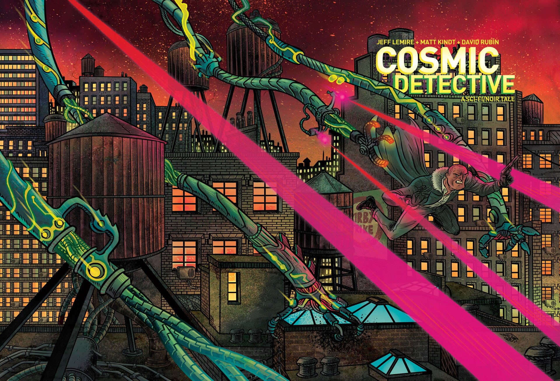 The full cover for Cosmic Detective.