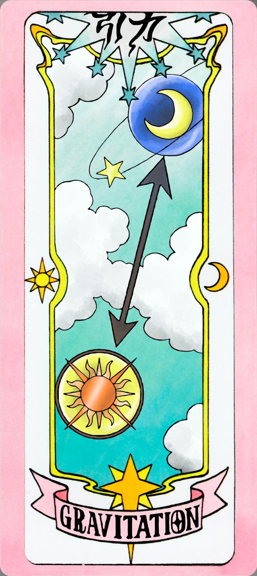The Gravitation Clear Card.