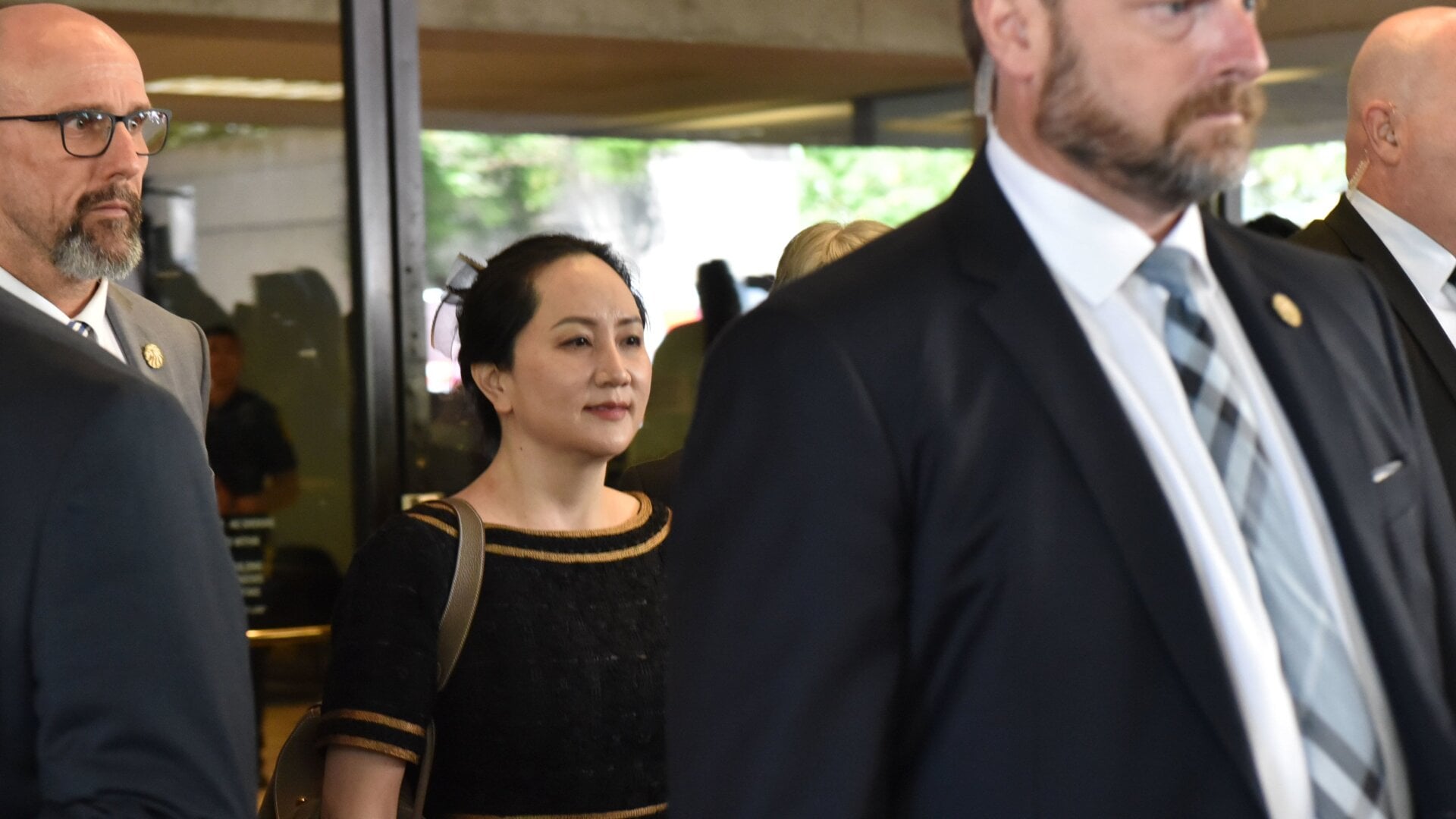 Meng Wanzhou outside British Columbia Supreme Court on May 27, 2020.