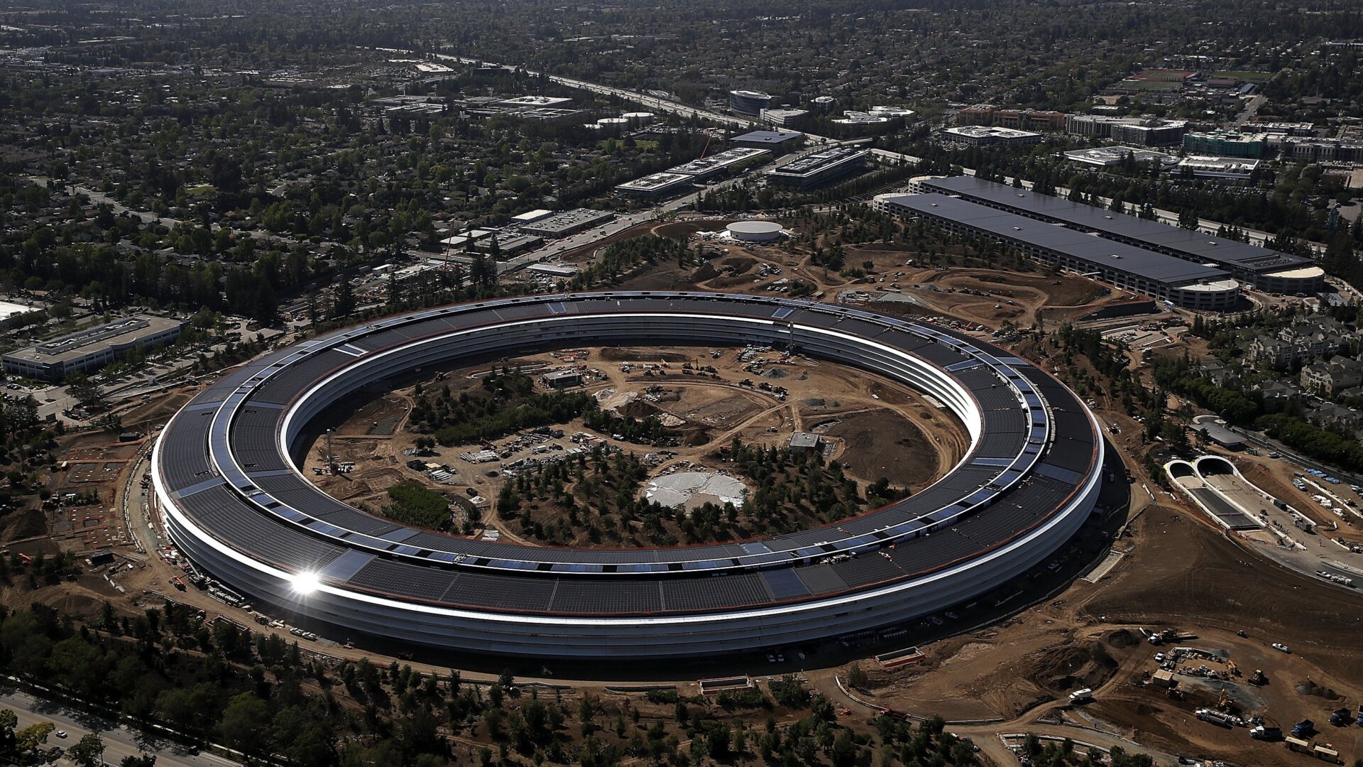 Apple’s headquarters in Cupertino, California in 2017.