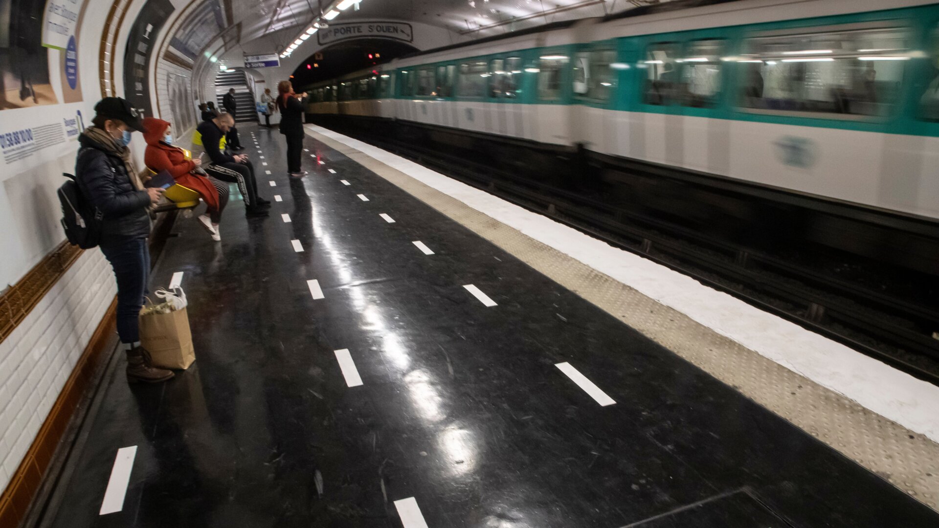 A subway station in Paris, France, May 5, 2020.